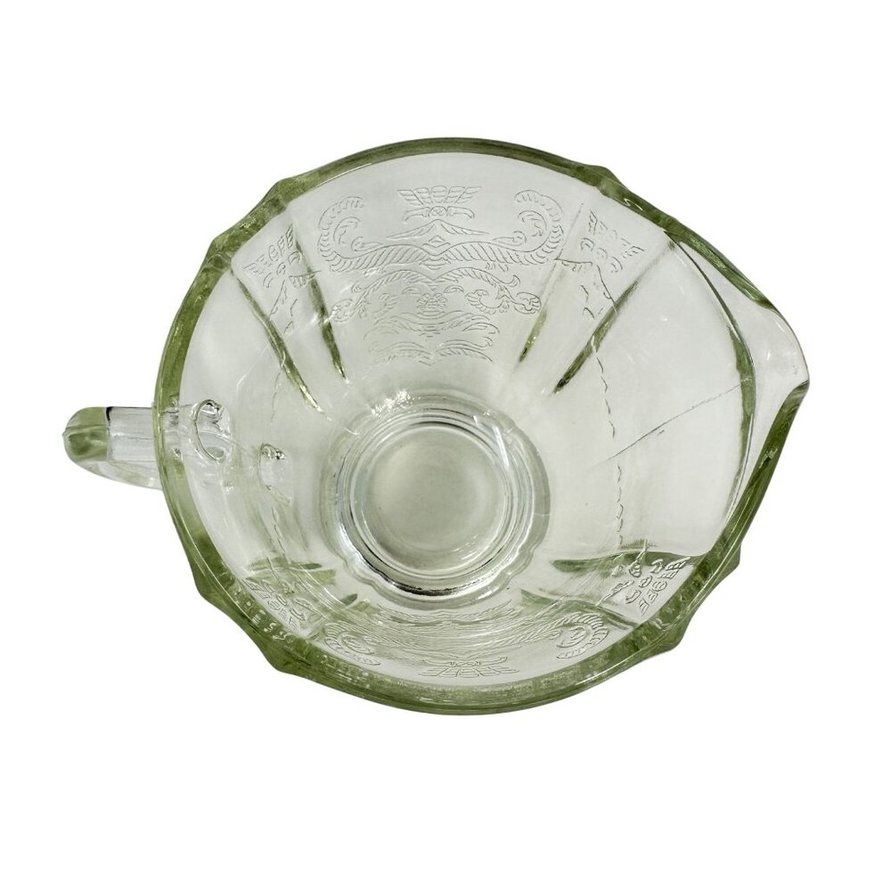 Depression Glass Federal Madrid Clear Creamer Pitcher - Picture 3 of 5